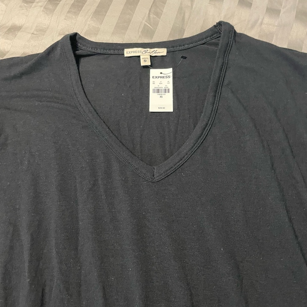 Express NWT black short sleeve